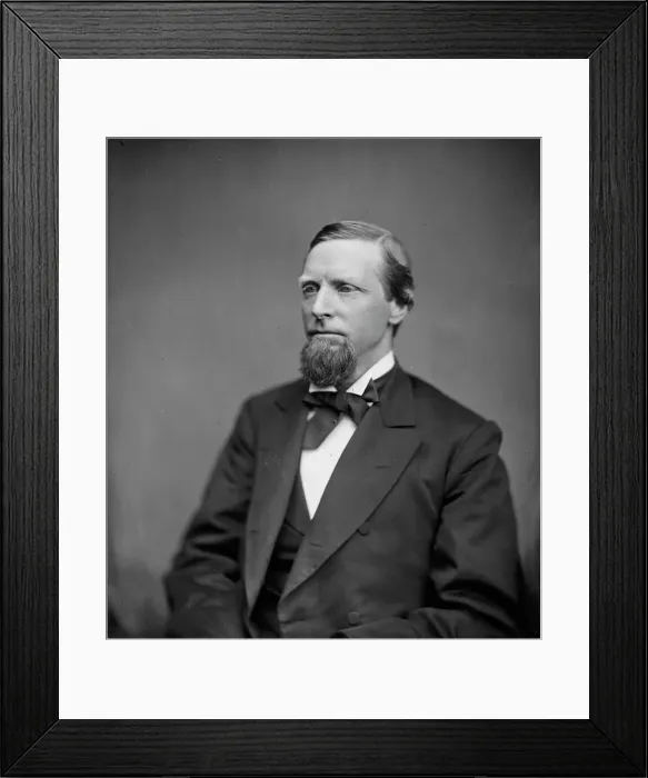 Framed Print : Levi Warner of Connecticut, between 1865 and 1880. Creator: Unknown Framed Print : Levi Warner of Connecticut, between 1865 and 1880. Creator: Unknown