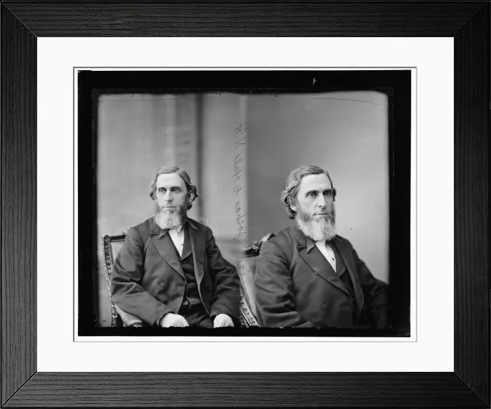 Framed Print : Joshua G. Hall of New Hampshire, 1865-1880. Creator: Unknown Framed Print : Joshua G. Hall of New Hampshire, 1865-1880. Creator: Unknown