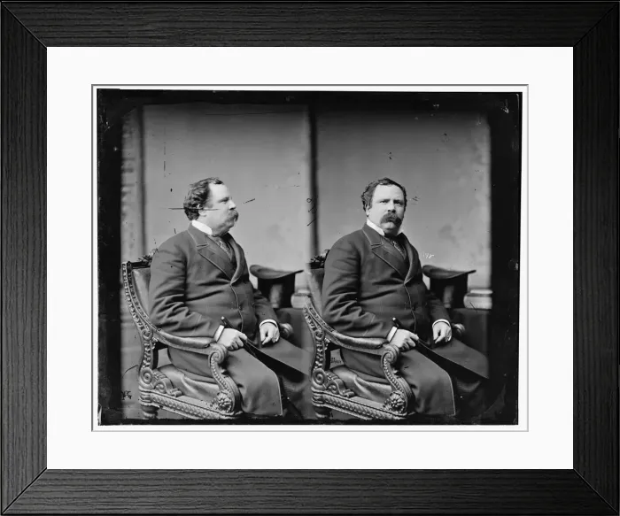 Framed Print : Thomas Peck Ochiltree of Texas, between 1865 and 1880. Creator: Unknown Framed Print : Thomas Peck Ochiltree of Texas, between 1865 and 1880. Creator: Unknown