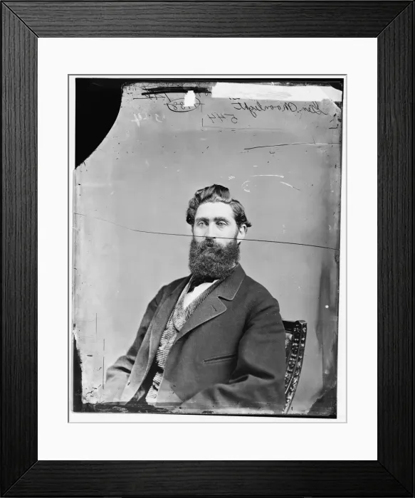 Framed Print : General Thomas Moonlight, US Army, between 1865 and 1880. Creator: Unknown Framed Print : General Thomas Moonlight, US Army, between 1865 and 1880. Creator: Unknown