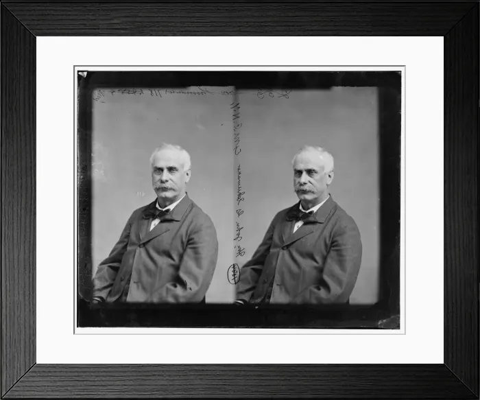 Framed Print : John Godfrey Schumaker of New York, 1865-1880. Creator: Unknown Framed Print : John Godfrey Schumaker of New York, 1865-1880. Creator: Unknown