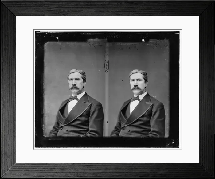 Framed Print : Clinton Dugald MacDougall of New York, c. 1865-1880. Creator: Unknown Framed Print : Clinton Dugald MacDougall of New York, c. 1865-1880. Creator: Unknown