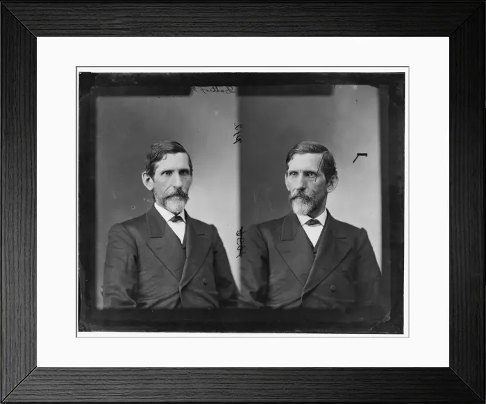Framed Print : William Lathrop of New York, 1865-1880. Creator: Unknown Framed Print : William Lathrop of New York, 1865-1880. Creator: Unknown
