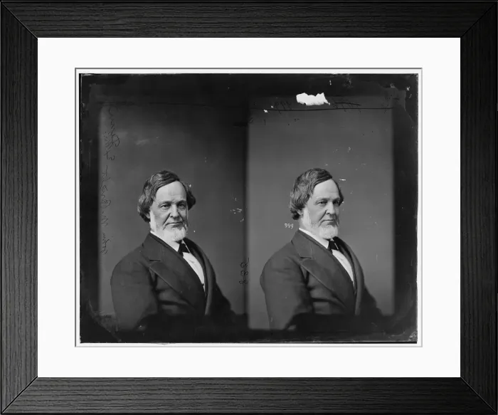 Framed Print : John M. Bright of Tennessee, 1865-1880. Creator: Unknown Framed Print : John M. Bright of Tennessee, 1865-1880. Creator: Unknown