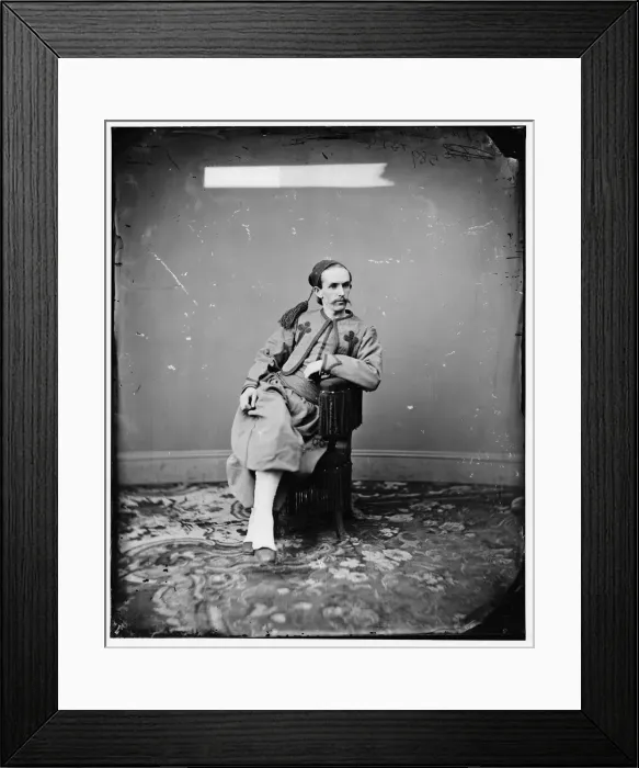 Framed Print : Surratt, John A. son of Mrs. Mary Surratt, one of Lincoln conspirators, between 1865 and 1880. Creator: Unknown Framed Print : Surratt, John A. son of Mrs. Mary Surratt, one of Lincoln conspirators, between 1865 and 1880. Creator: Unknown