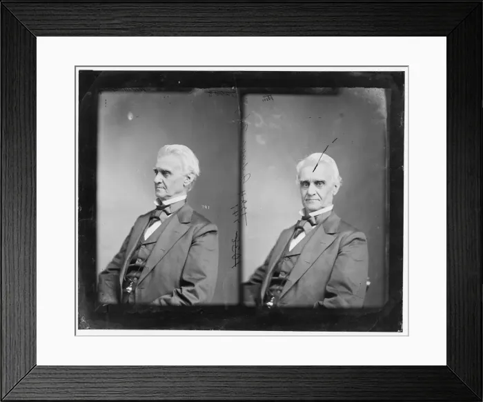Framed Print : Richard Wigginton Thompson of Indiana, 1865-1880. Creator: Unknown Framed Print : Richard Wigginton Thompson of Indiana, 1865-1880. Creator: Unknown