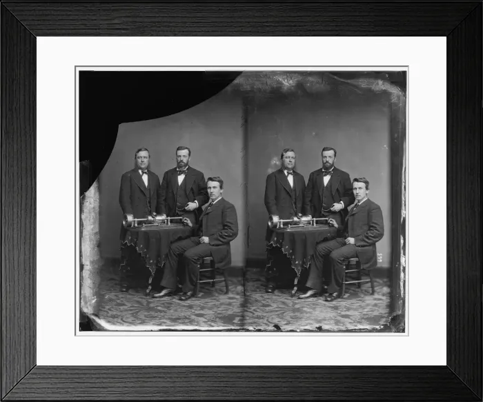 Framed Print : Thomas A. Edison, 1878. Creator: Unknown Framed Print : Thomas A. Edison, 1878. Creator: Unknown