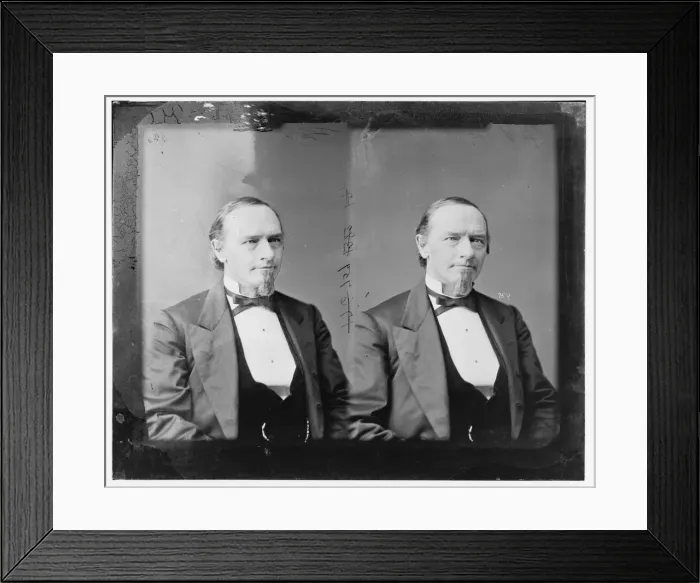 Framed Print : Henry Sterling Magoon of Wisconsin, 1865-1880. Creator: Unknown Framed Print : Henry Sterling Magoon of Wisconsin, 1865-1880. Creator: Unknown