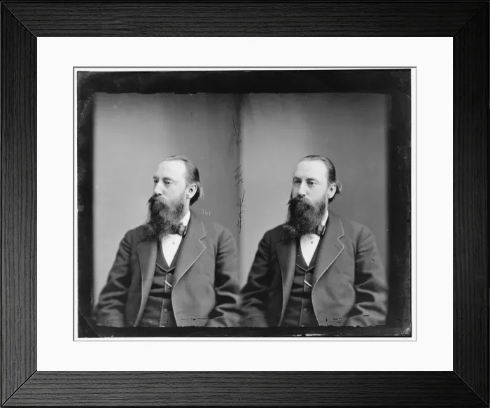 Framed Print : L. Bradford Prince, 1865-1880. Creator: Unknown Framed Print : L. Bradford Prince, 1865-1880. Creator: Unknown