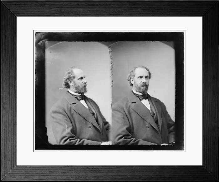 Framed Print : Joseph Champlin Stone of Iowa, 1865-1880. Creator: Unknown Framed Print : Joseph Champlin Stone of Iowa, 1865-1880. Creator: Unknown