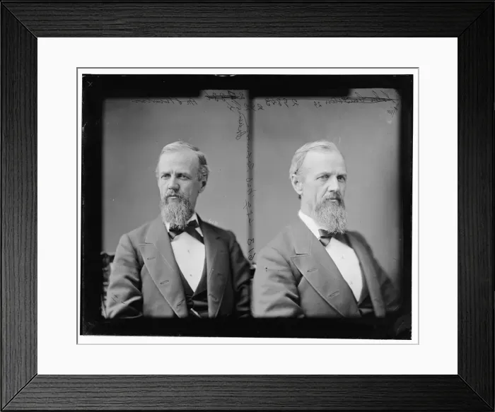 Framed Print : Milton S. Robinson of Indiana, 1865-1880. Creator: Unknown Framed Print : Milton S. Robinson of Indiana, 1865-1880. Creator: Unknown