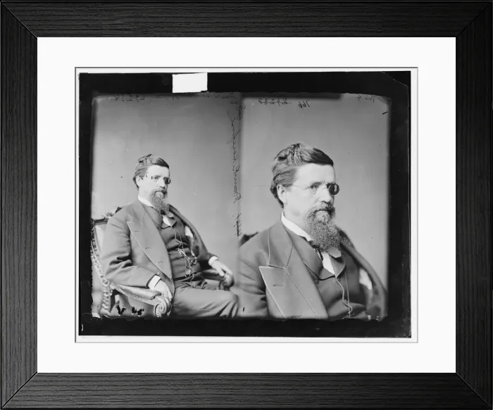 Framed Print : Frank Hereford of West Virginia, California forty-niner, between 1865 and 1880. Creator: Unknown Framed Print : Frank Hereford of West Virginia, California forty-niner, between 1865 and 1880. Creator: Unknown