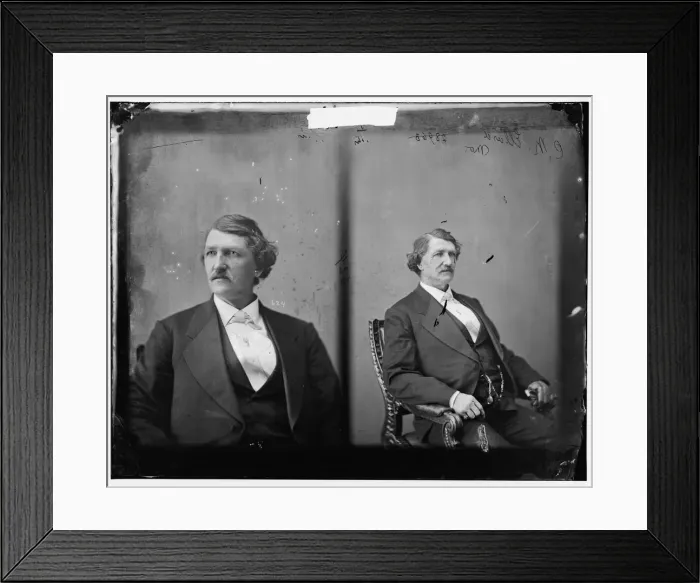 Framed Print : C. M. Ellard of Missouri, 1865-1880. Creator: Unknown Framed Print : C. M. Ellard of Missouri, 1865-1880. Creator: Unknown