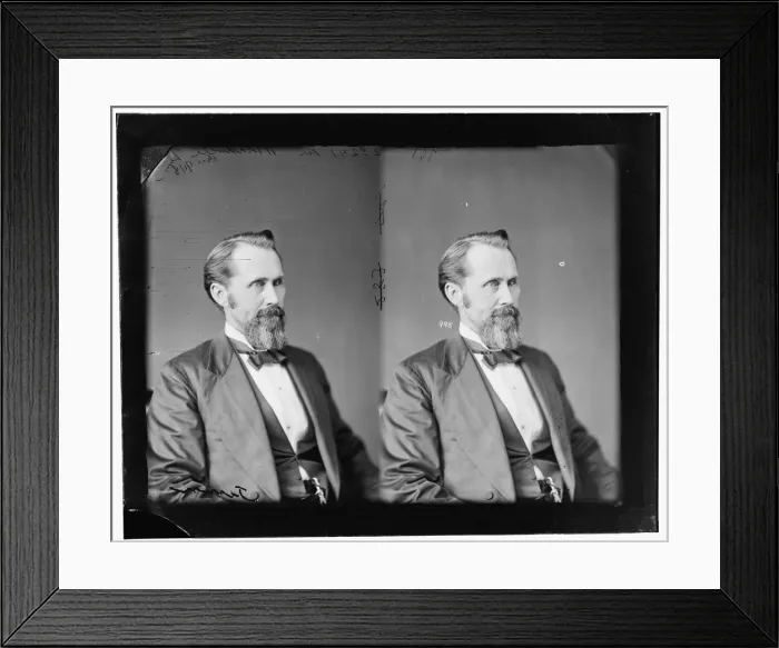 Framed Print : William Parker Caldwell of Tennessee, 1865-1880. Creator: Unknown Framed Print : William Parker Caldwell of Tennessee, 1865-1880. Creator: Unknown
