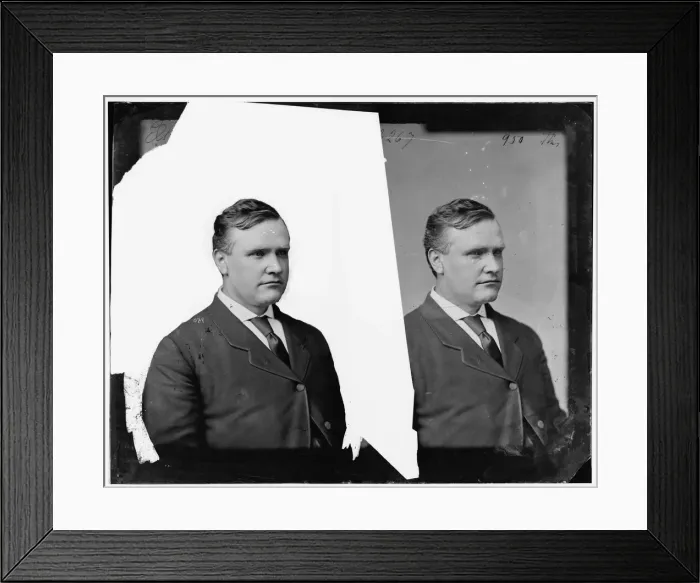 Framed Print : Stephen Benton Elkins of New Mexico, 1865-1880. Creator: Unknown Framed Print : Stephen Benton Elkins of New Mexico, 1865-1880. Creator: Unknown