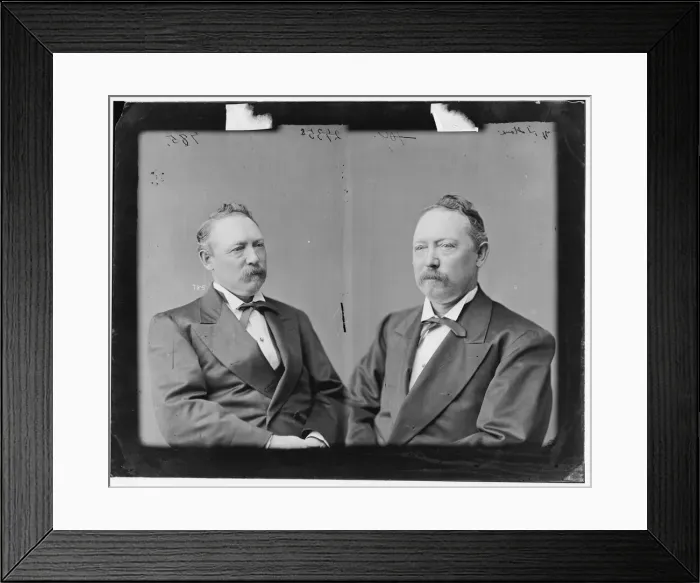 Framed Print : William Henry Stone of Missouri, 1865-1880. Creator: Unknown Framed Print : William Henry Stone of Missouri, 1865-1880. Creator: Unknown