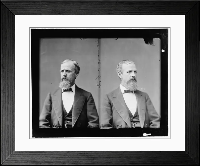 Framed Print : Milton S. Robinson of Indiana, 1865-1880. Creator: Unknown Framed Print : Milton S. Robinson of Indiana, 1865-1880. Creator: Unknown