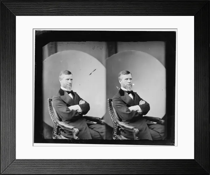 Framed Print : William Andrew Wallace of Pennsylvania, 1865-1880. Creator: Unknown Framed Print : William Andrew Wallace of Pennsylvania, 1865-1880. Creator: Unknown