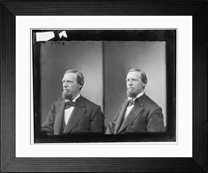 Framed Print : Levi Warner of Connecticut, 1865-1880. Creator: Unknown Framed Print : Levi Warner of Connecticut, 1865-1880. Creator: Unknown