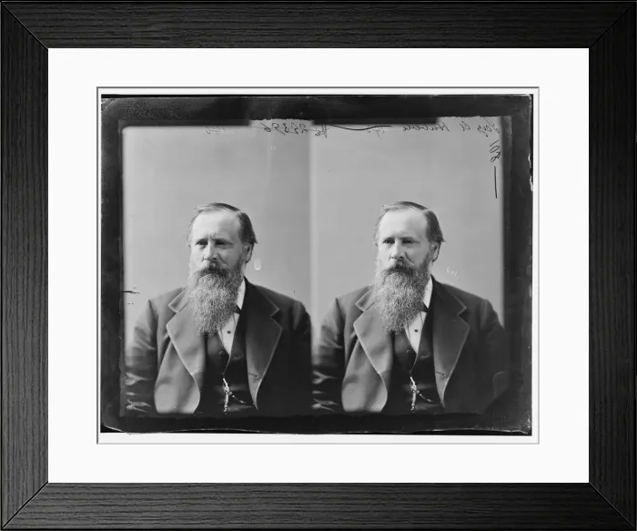 Framed Print : Jay Abel Hubbell of Michigan, 1865-1880. Creator: Unknown Framed Print : Jay Abel Hubbell of Michigan, 1865-1880. Creator: Unknown