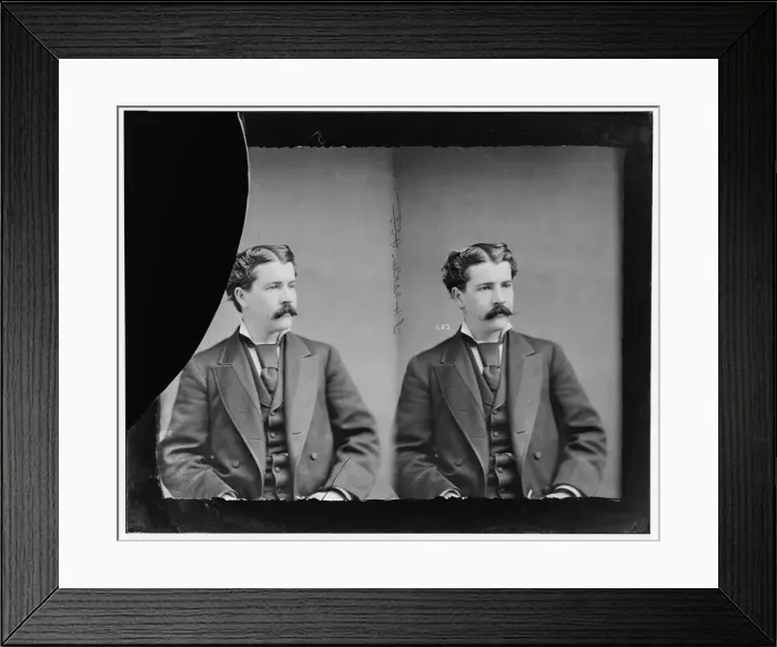 Framed Print : Joseph Hayes Acklen of Tennnesee, 1865-1880. Creator: Unknown Framed Print : Joseph Hayes Acklen of Tennnesee, 1865-1880. Creator: Unknown