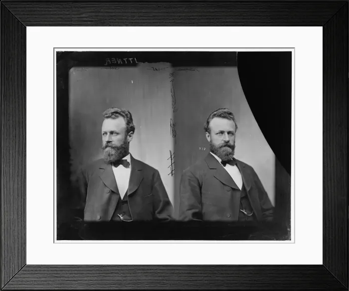 Framed Print : Anthony Ittner of Missouri, 1865-1880. Creator: Unknown Framed Print : Anthony Ittner of Missouri, 1865-1880. Creator: Unknown