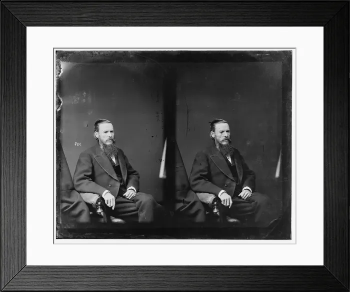 Framed Print : Michael Crawford Kerr of Indiana, 1865-1880. Creator: Unknown Framed Print : Michael Crawford Kerr of Indiana, 1865-1880. Creator: Unknown
