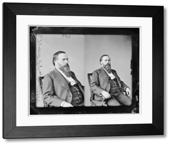 Framed Print : Jay Abel Hubbell of Michigan, 1874. Creator: Unknown Framed Print : Jay Abel Hubbell of Michigan, 1874. Creator: Unknown