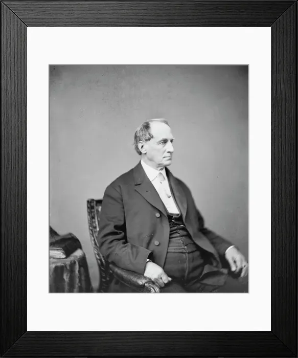 Framed Print : Caleb Cushing of Massachusetts, between 1865 and 1880. Creator: Unknown Framed Print : Caleb Cushing of Massachusetts, between 1865 and 1880. Creator: Unknown