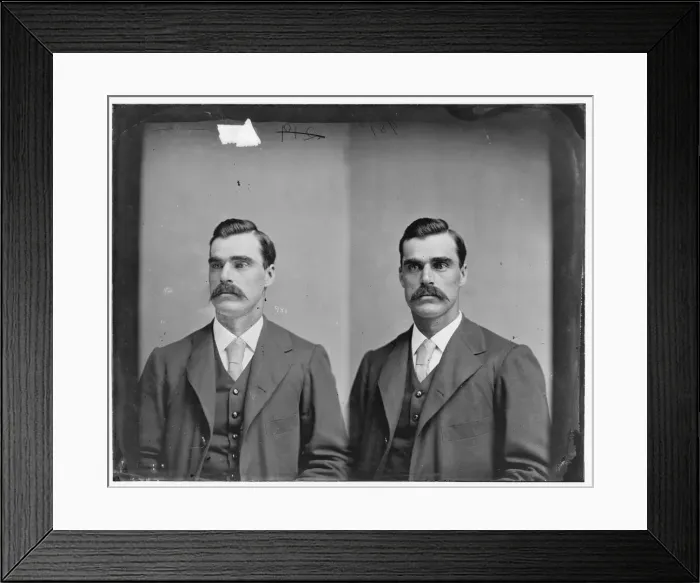 Framed Print : Courtney Franklin (an oarsman), 1865-1880. Creator: Unknown Framed Print : Courtney Franklin (an oarsman), 1865-1880. Creator: Unknown