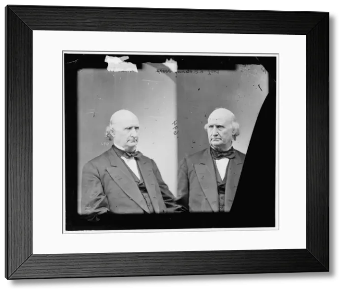 Framed Print : Ezra Bartlett French of Maine, 1865-1880. Creator: Unknown Framed Print : Ezra Bartlett French of Maine, 1865-1880. Creator: Unknown