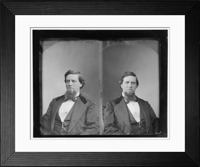 Framed Print : Jonathan Taylor Updegraff of Ohio, 1865-1880. Creator: Unknown Framed Print : Jonathan Taylor Updegraff of Ohio, 1865-1880. Creator: Unknown