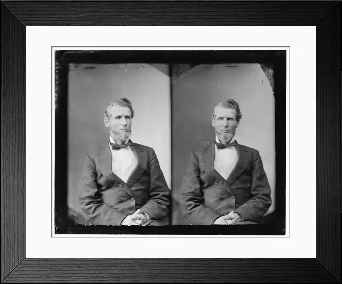 Framed Print : Morgan Ringland Wise of Pennsylvania, 1865-1880. Creator: Unknown Framed Print : Morgan Ringland Wise of Pennsylvania, 1865-1880. Creator: Unknown