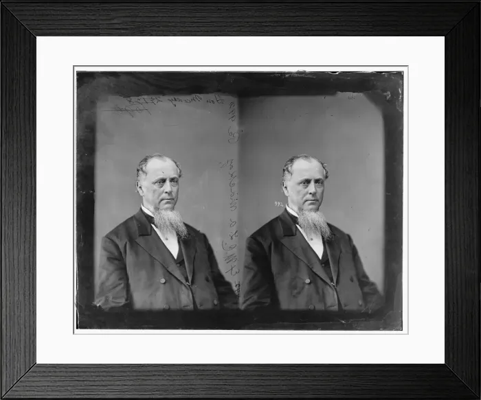 Framed Print : Levi Augustus Mackey of Pennsylvania, 1865-1880. Creator: Unknown Framed Print : Levi Augustus Mackey of Pennsylvania, 1865-1880. Creator: Unknown