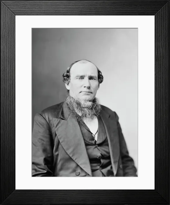 Framed Print : Nelson Ira Norton of New York, between 1865 and 1880. Creator: Unknown Framed Print : Nelson Ira Norton of New York, between 1865 and 1880. Creator: Unknown