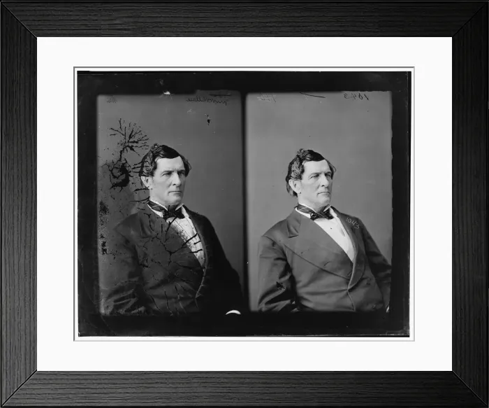 Framed Print : John W. Wallace of Pennsylvania, 1865-1880. Creator: Unknown Framed Print : John W. Wallace of Pennsylvania, 1865-1880. Creator: Unknown