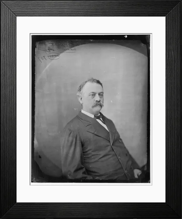 Framed Print : R. J. Bright of Indiana, between 1865 and 1880. Creator: Unknown Framed Print : R. J. Bright of Indiana, between 1865 and 1880. Creator: Unknown