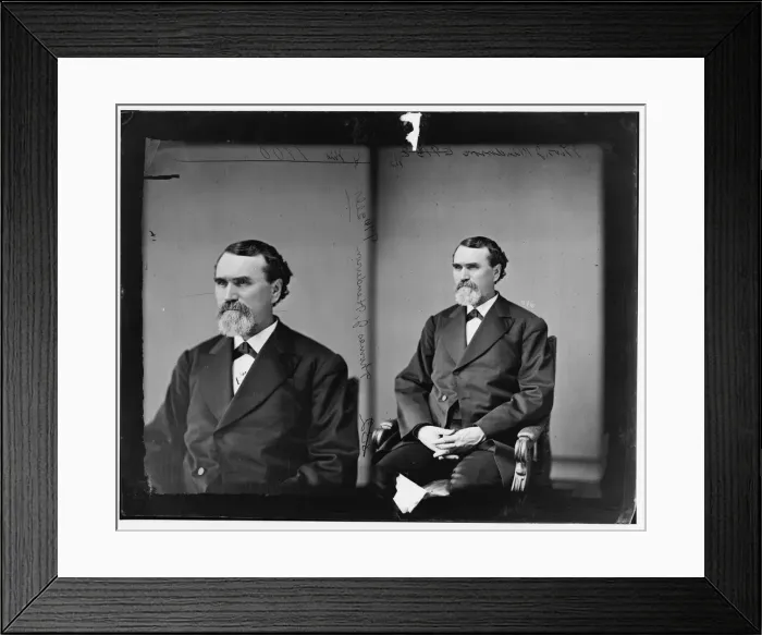 Framed Print : Thomas J. Henderson of Illinois, 1865-1880. Creator: Unknown Framed Print : Thomas J. Henderson of Illinois, 1865-1880. Creator: Unknown