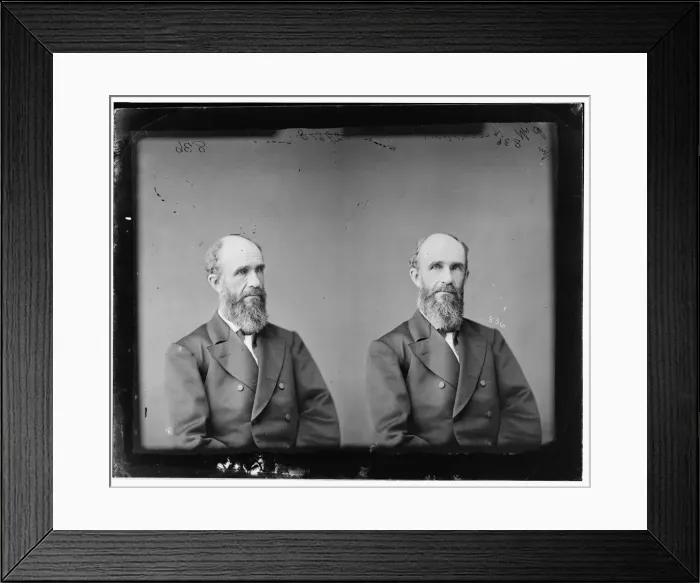 Framed Print : Phineas Warren Hitchcock of Nebraska, 1865-1880. Creator: Unknown Framed Print : Phineas Warren Hitchcock of Nebraska, 1865-1880. Creator: Unknown