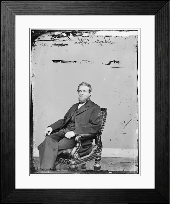 Framed Print : Schuyler Colfax of Indiana, between 1865 and 1880. Creator: Unknown Framed Print : Schuyler Colfax of Indiana, between 1865 and 1880. Creator: Unknown