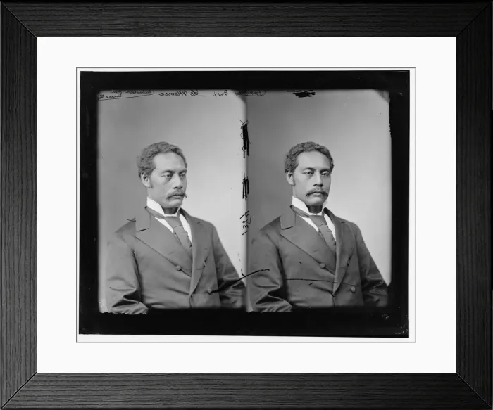 Framed Print : M. K. LeMemea of Samoa, 1877-1878. Creator: Unknown Framed Print : M. K. LeMemea of Samoa, 1877-1878. Creator: Unknown