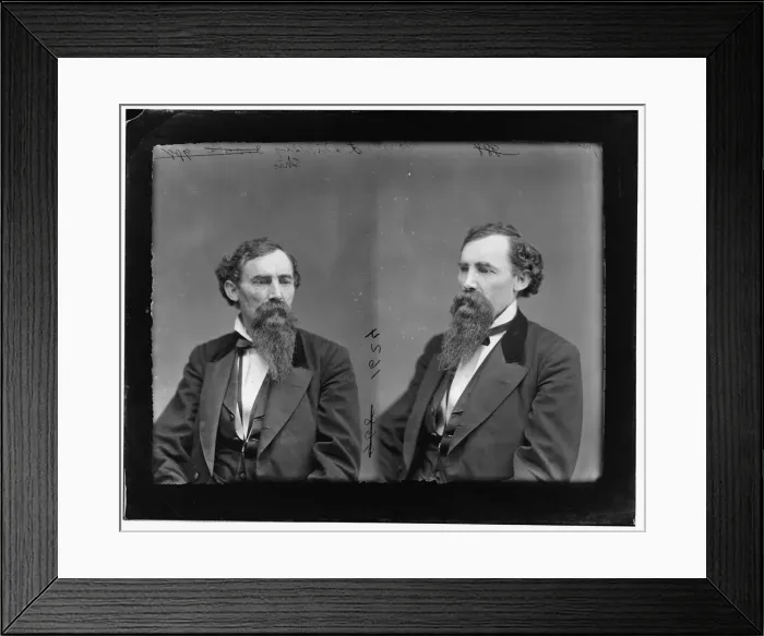 Framed Print : Henry Luther Dickey of Ohio, 1865-1880. Creator: Unknown Framed Print : Henry Luther Dickey of Ohio, 1865-1880. Creator: Unknown