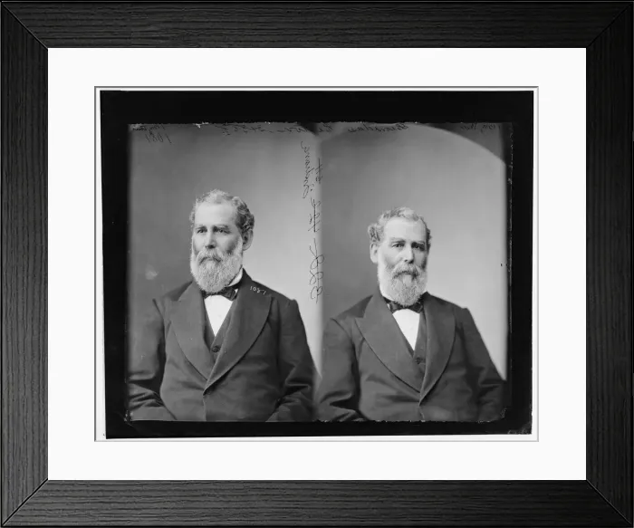 Framed Print : Leonidas Sexton of Indiana, 1865-1880. Creator: Unknown Framed Print : Leonidas Sexton of Indiana, 1865-1880. Creator: Unknown