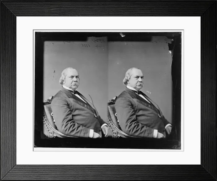 Framed Print : Elijah Ward of New York, 1865-1880. Creator: Unknown Framed Print : Elijah Ward of New York, 1865-1880. Creator: Unknown