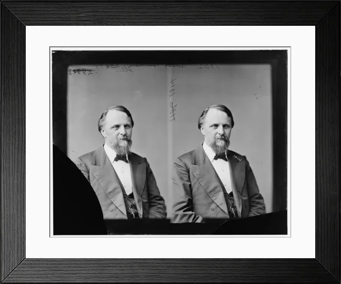 Framed Print : Horatio C. Burchard of Illinois, 1865-1880. Creator: Unknown Framed Print : Horatio C. Burchard of Illinois, 1865-1880. Creator: Unknown