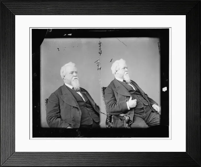 Framed Print : Obadiah B. McFadden, 1865-1880. Creator: Unknown Framed Print : Obadiah B. McFadden, 1865-1880. Creator: Unknown