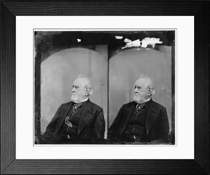 Framed Print : W. W. Corcoran, 1865-1880. Creator: Unknown Framed Print : W. W. Corcoran, 1865-1880. Creator: Unknown