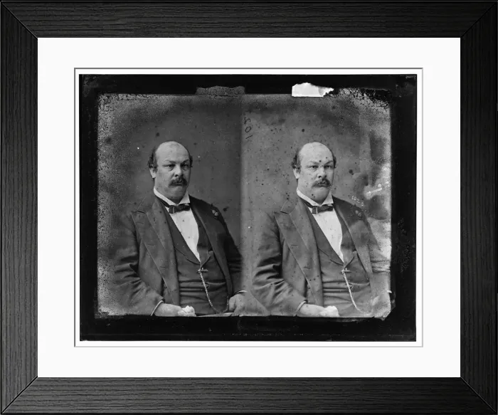 Framed Print : Benjamin Albertson Willis of New York, 1865-1880. Creator: Unknown Framed Print : Benjamin Albertson Willis of New York, 1865-1880. Creator: Unknown