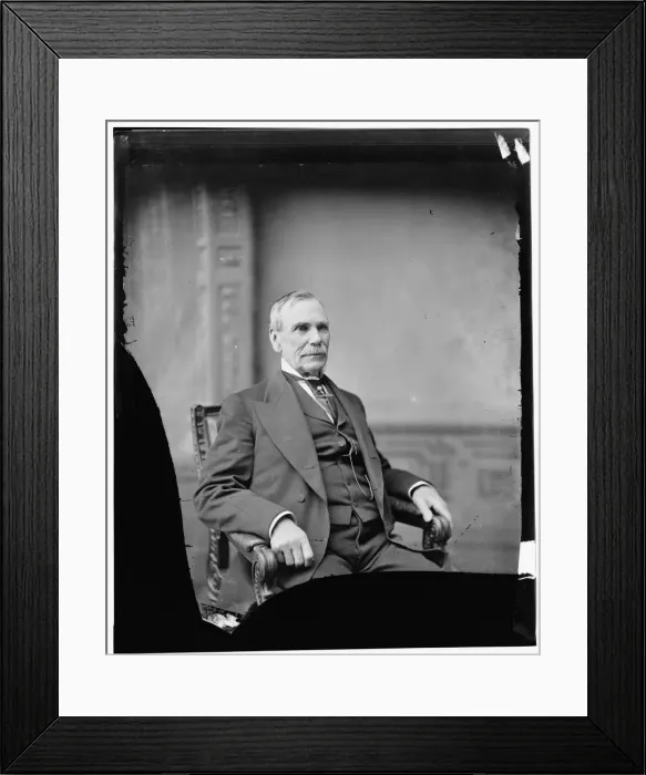 Framed Print : General James Shields of Illiinois and Missouri, 1865-1880. Creator: Unknown Framed Print : General James Shields of Illiinois and Missouri, 1865-1880. Creator: Unknown