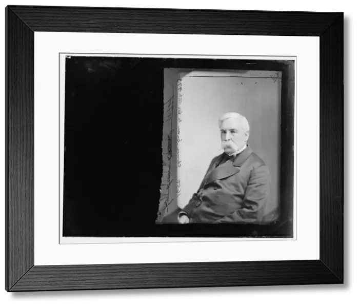 Framed Print : Thomas Swann, Governor of Maryland, between 1865 and 1880. Creator: Unknown Framed Print : Thomas Swann, Governor of Maryland, between 1865 and 1880. Creator: Unknown